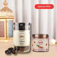 Ajwa Dates and Almonds Combo (400g + 200g)